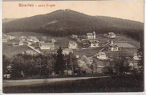 33495 Ak Bärenstein in Erzgebirge Totalansicht um 1910