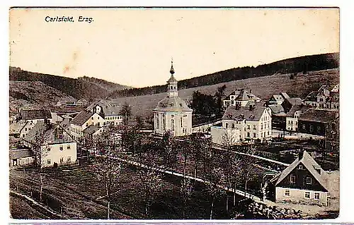 32080 Ak Carlsfeld im Erzgebirge Totalansicht um 1910