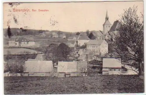 31925 Ak Bärenstein Bez. Dresden 1913