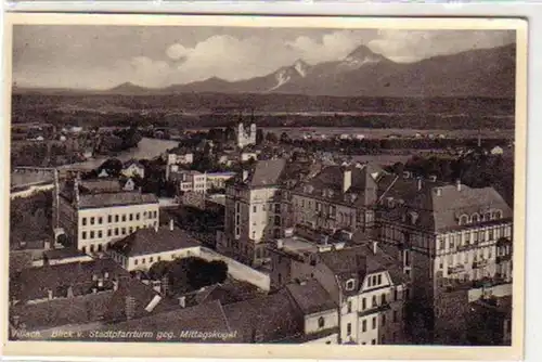 30725 Ak Villach Blick vom Stadtpfarrturm um 1930