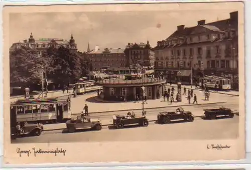 30544 Foto Ak Graz Jakominiplatz 1924