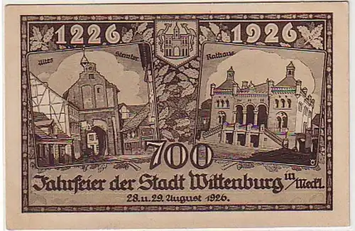 28955 Ak 700 Jahrfeier der Stadt Wittenburg Meckl. 1926