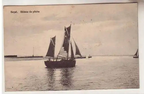 27875 Ak Heyst Belgien Bateau de Peche 1911