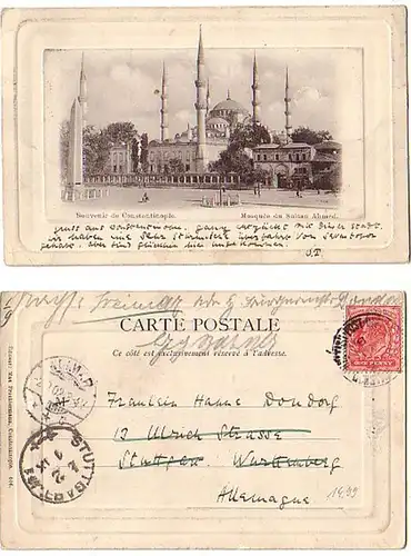 26370 Ak Britain Post Office Türkei Constantinopel 1902