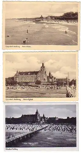 25925/3 Ak Kolberg Strandschloß, Standleben um 1935