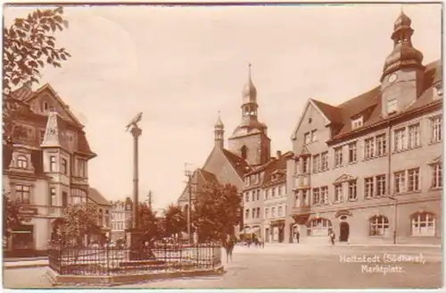 25664 Ak Hettstedt Südharz Marktplatz 1935