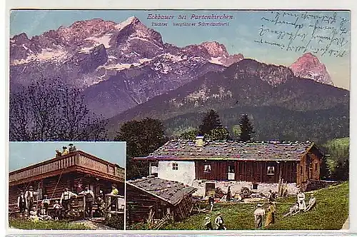 25295 Ak Eckbauer près de Partenkirchen 1923