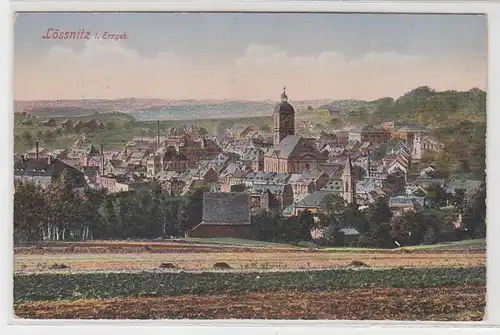 25063 Ak Mittweida Vue sur les villages de Neudöfchen 1905