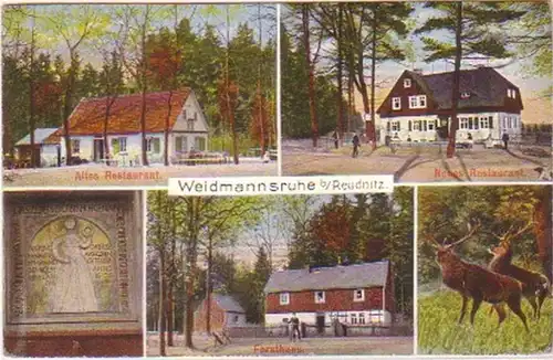 24863 Multi-image Ak Weidmannsruhe près de Reudnitz vers 1920