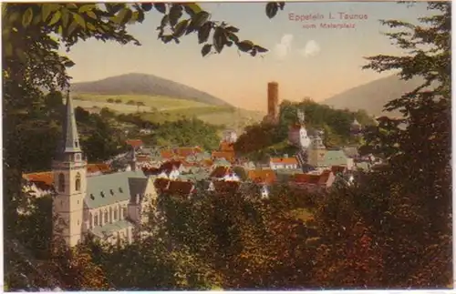 24421 Ak Eppstein im Taunus vom Materplatz 1913