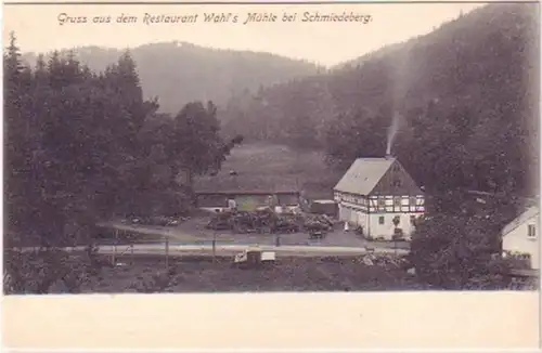24304 Ak Salutation du restaurant à Forgeberg 1910