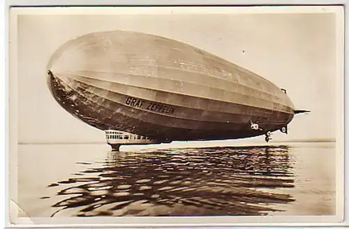 21728 Ak Luftschiff Zeppelin LZ 127 überm Bodensee 1930