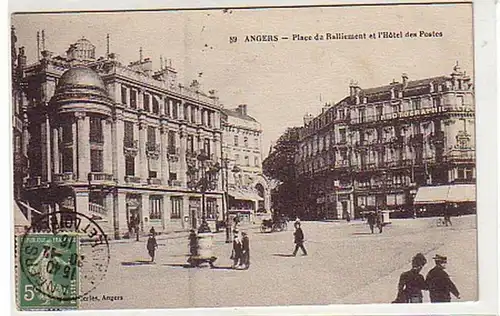 21317 Ak Angers Place da Ralliement et l'Hotel des Post