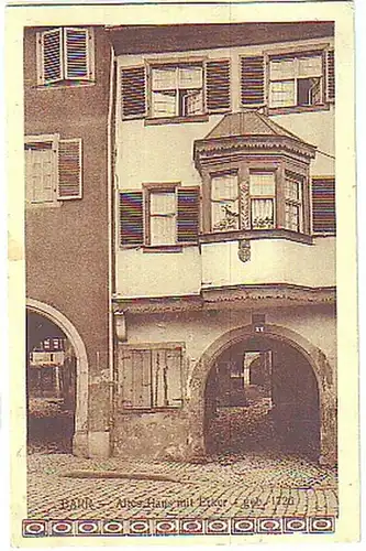 18765 Ak Barr Frankreich altes Haus mit Erker um 1940