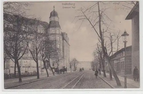 16149 Feldpost Ak Insterburg Hotel Dessauer Hof 1915