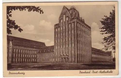 13044 Feldpost Ak Braunschweig Bernhard Rust Hochschule 1941