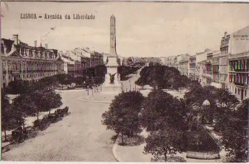 12476 Ak Lissabon/ Lisboa Avenida da Liberdade 1912