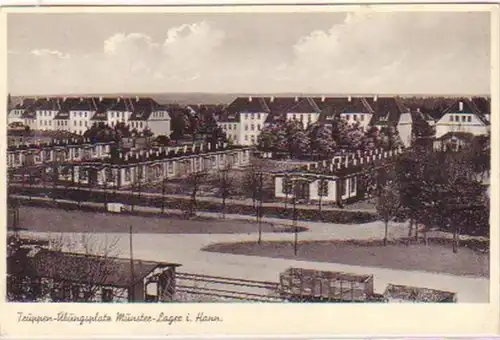 11544 Ak terrain d'entraînement militaire Münster camp 1937