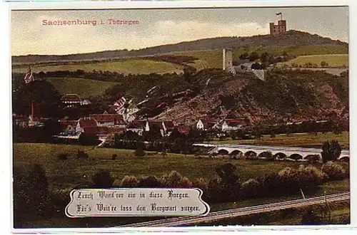 11319 Ak Sachsenburg in Thüringen 1907