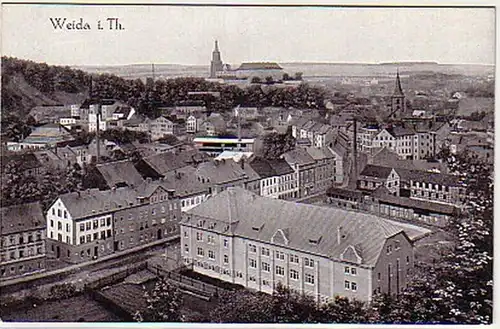 09968 Ak Weida en Thuringe Vue totale 1932