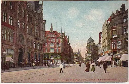 07811 Ak Hannover Langeläie & Nordmannstrasse 1908