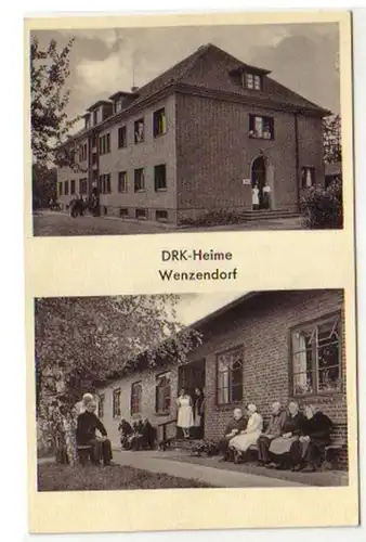 07790 Ak Wenzendorf DDR Maisons vers 1950