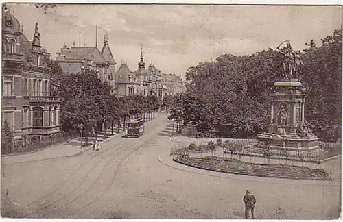 07640 Ak Hannover Monument aux guerriers avec Hohenzollernstraße