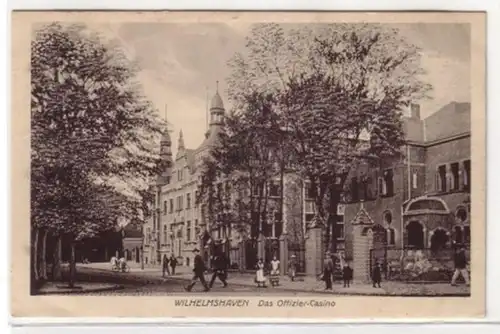 07502 Ak Wilhelmshaven le casino d'officier 1918