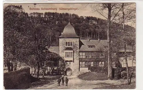 07326 Ak Schloss Schaumburg (Wesergebirge ) 1914