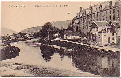 06589 Ak Hann. Münden Lot à Werra vers 1910