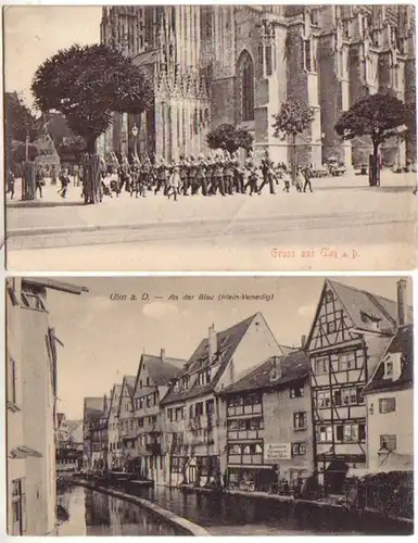 06452/2 Ak Ulm a.D. Klein Venise, etc. vers 1910