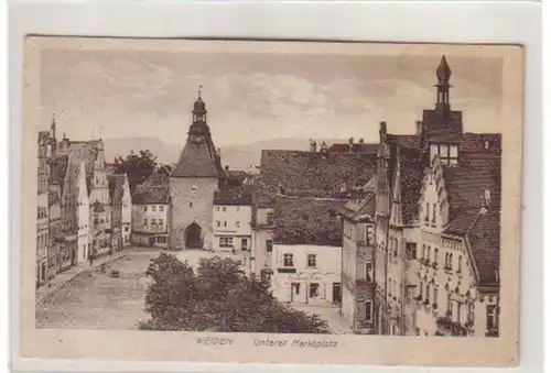 06168 Ak Weiden Place du marché inférieur 1923