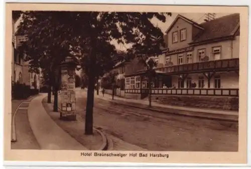 05474 Ak Bad Harzburg Hotel Braunschweiger Hof vers 1930