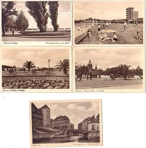 04908/5 Ak Hannover Machse Beachbad, etc. vers 1935