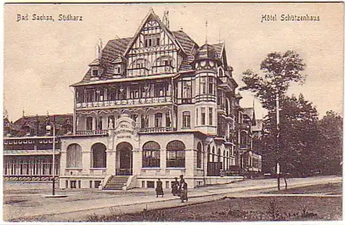 04752 Ak Bad Sachsa Südharz Hotel Schüllhaus 1925