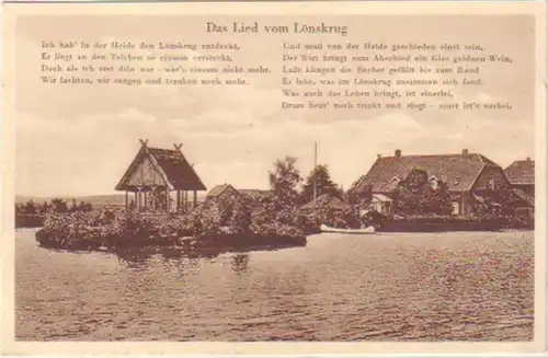 04572 Chanson Ak étangs Schenke vers 1930