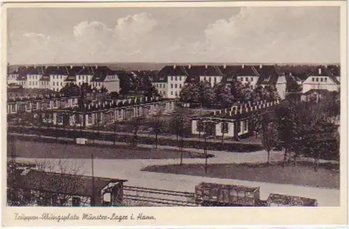 04370 Ak terrain d'entraînement militaire Münster camp 1937