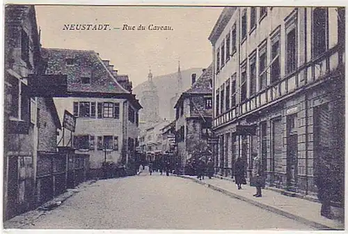 04144 Ak Neustadt Rue du Caveau um 1925