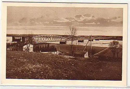 04124 Ak Weichselbrücke bei Fordon in Pommern um 1915