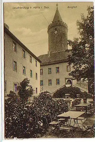 03360 Ak Kahla Thür. Hotel Schloss Leuchtenburg 1910