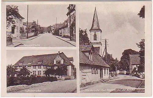 03069 Mehrbild Ak Niederbühl Schulstraße usw. um 1950