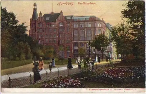 02938 Ak Hamburg Ferdinandstor 1907