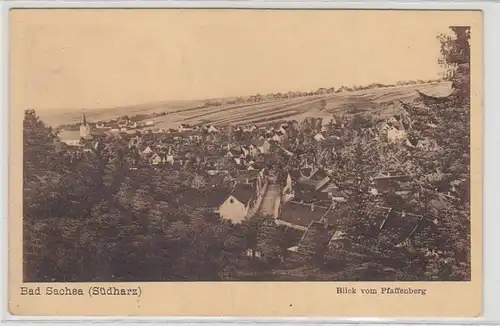 02828 Ak Bad Sachsa (Südharz) Blick vom Pfaffenberg 1930