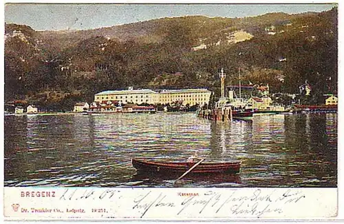 02546 Ak Schweiz Bregenz Kasernen 1905