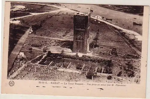 01155 Ak eines deutschen Fremdenlegionärs aus Marokko Rabat la Tour Hassan 1926