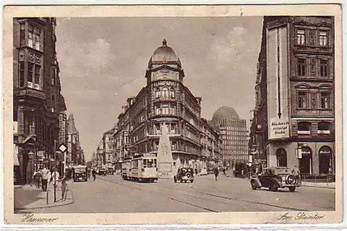 00423 Ak Hannover am Steintor mit Verkehr 1941