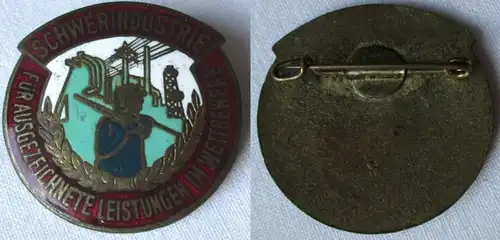 DDR Medaille für ausgezeichnete Leistungen im Wettbewerb Schwerindustrie(124048)