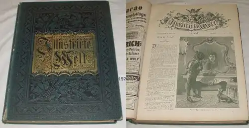 Illustrite Monde - Livre de la Famille Allemand - Feuilles de nature et de vie 1895