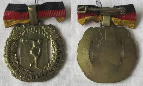 DDR Sport insigne maître épingle DRM maître 1954 (152634)