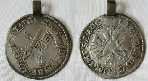 2 Grote Argent Pièce Ville de Brême 1659 (133381)